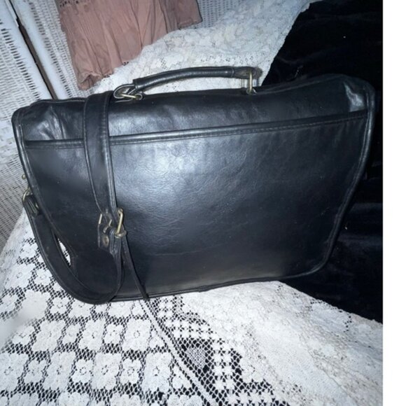Black Men's Bag Briefcase NWOT - Picture 1 of 6